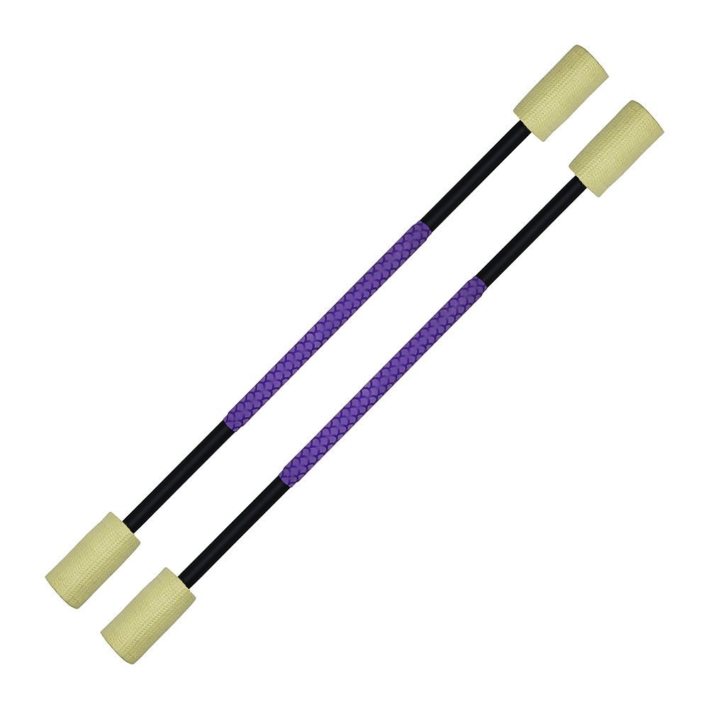 Pair of Pro Short Fire Staff 4 inch wicks