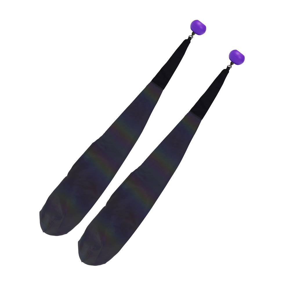 Pair of Rainbow Full Reflective Poi