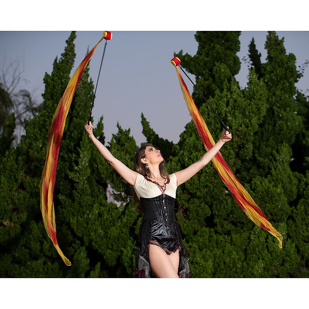 Pair of Long Veil Poi