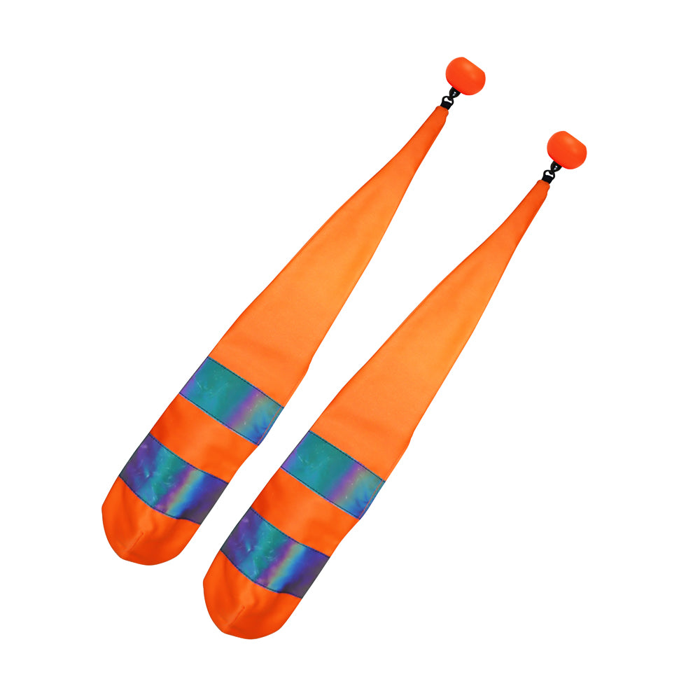 Pair of Rainbow Reflective Poi