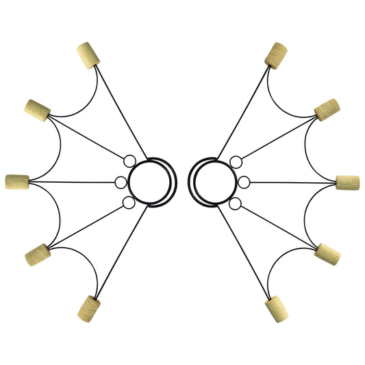 Pair of Spider Fire Fans