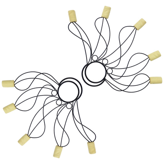 Pair of Whirly Fire Fans