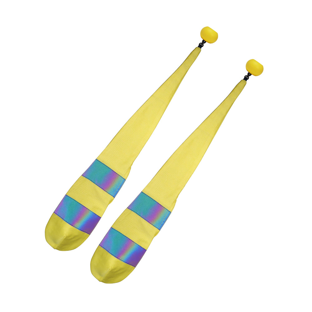 Pair of Rainbow Reflective Poi