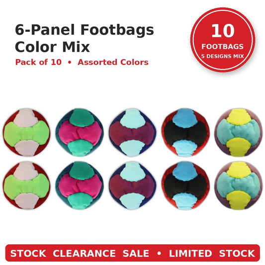 Footbags Stock Clearance Packs