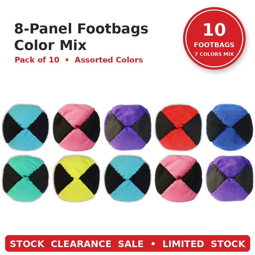Footbags Stock Clearance Packs