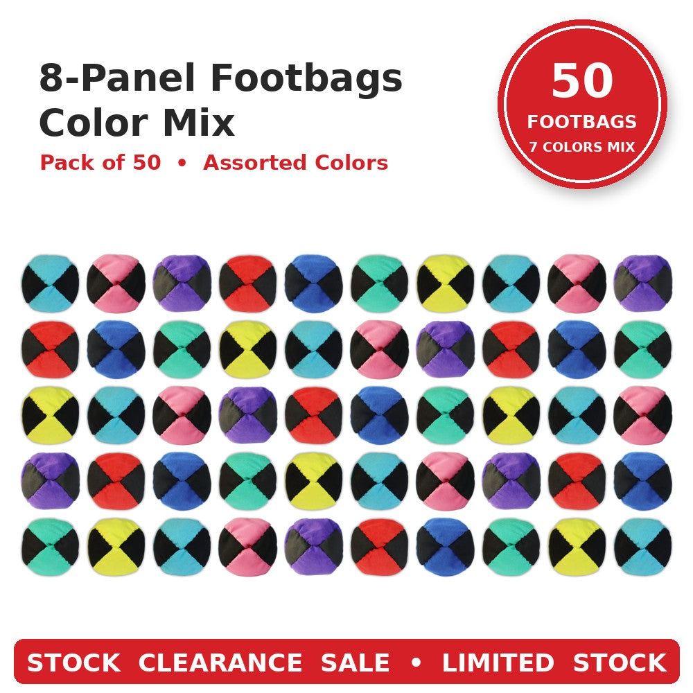 Footbags Stock Clearance Packs