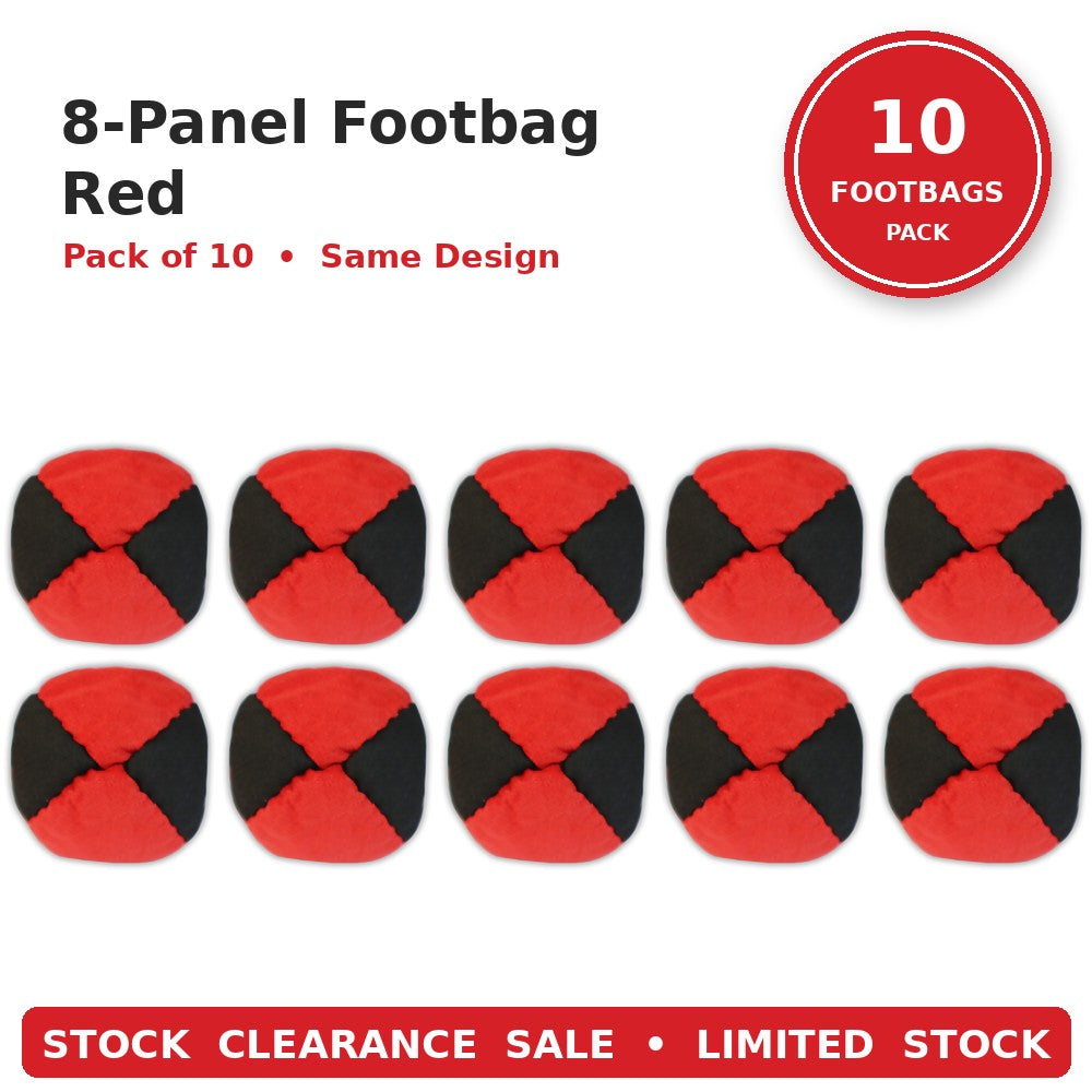 Footbags Stock Clearance Packs