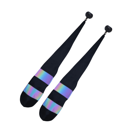 Pair of Rainbow Reflective Poi