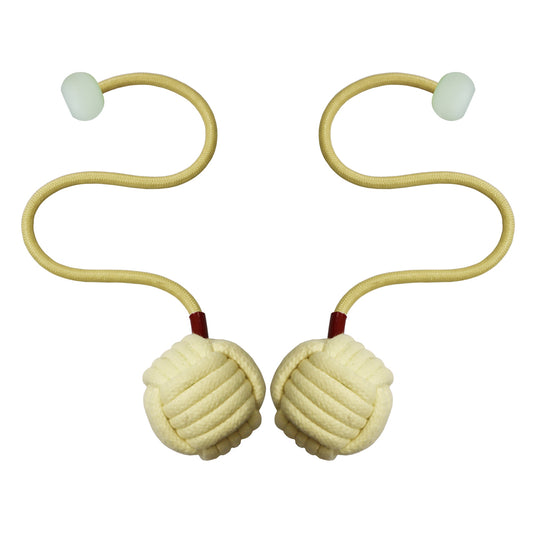 Pair of Pro Static Monkey Fist Fire Poi