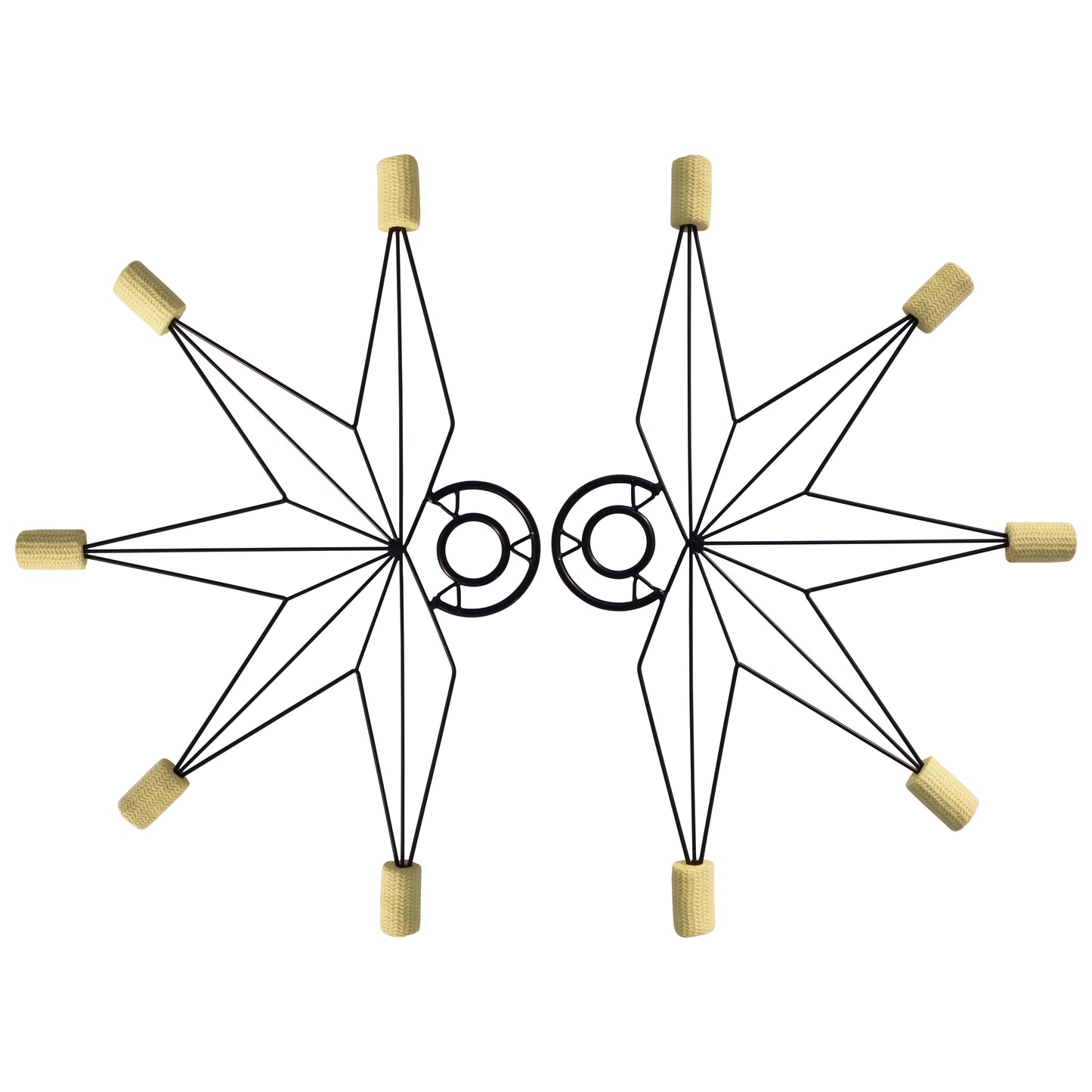 Pair of Nautical Fire Fans