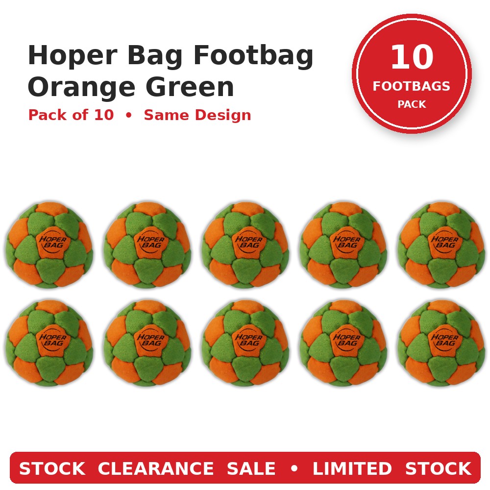 Hoper Footbags Stock Clearance Packs