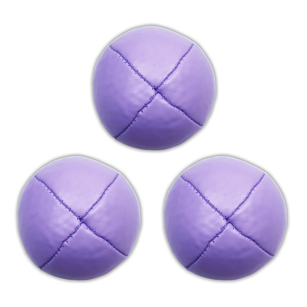 Set of Genuine Leather Juggling Balls