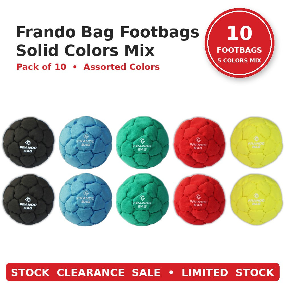 Frando Footbags Stock Clearance Packs