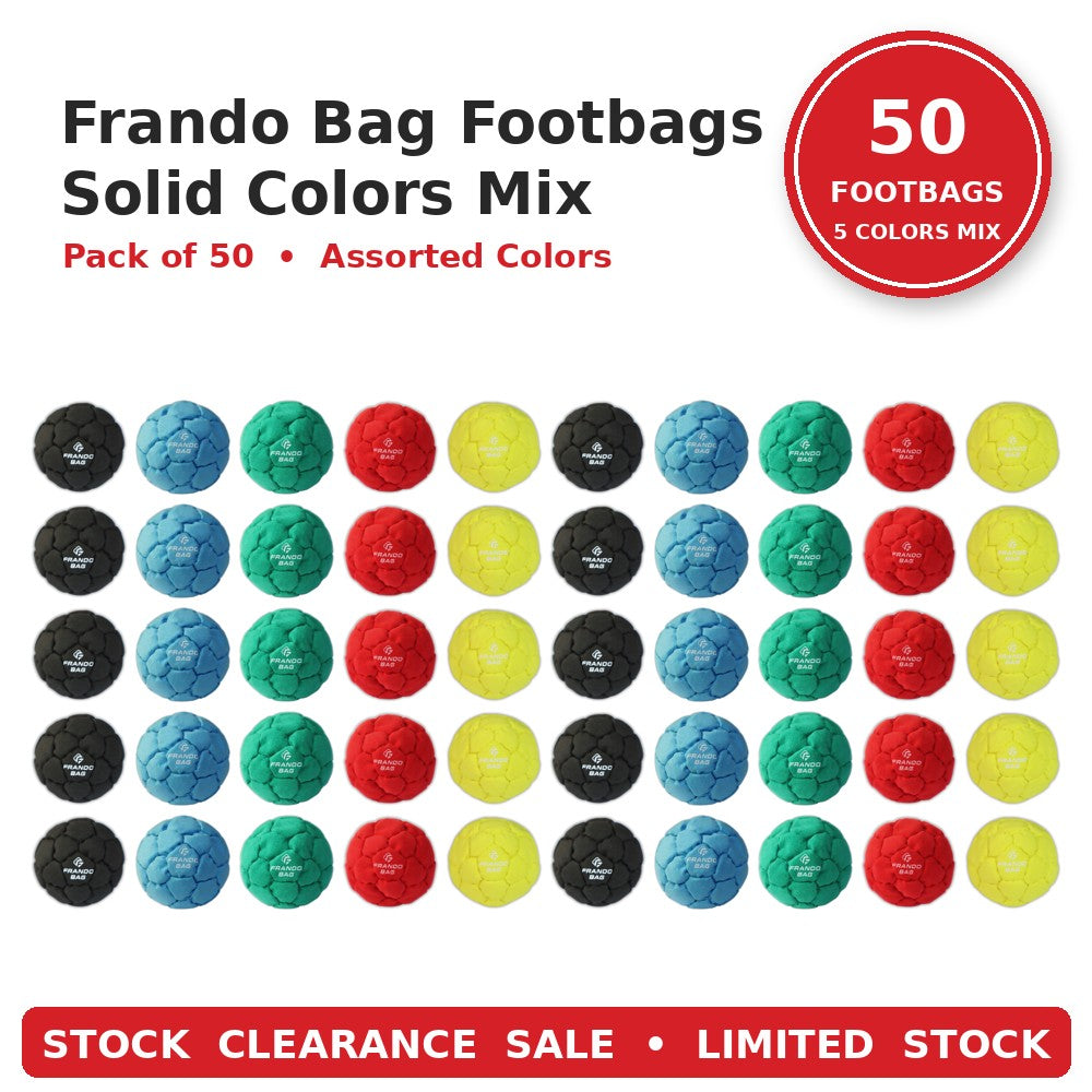 Frando Footbags Stock Clearance Packs