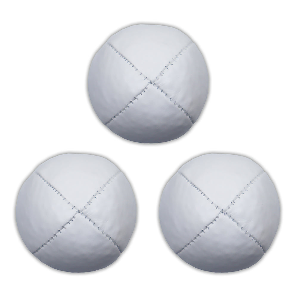Set of Genuine Leather Juggling Balls