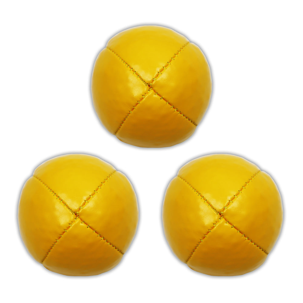 Set of Genuine Leather Juggling Balls