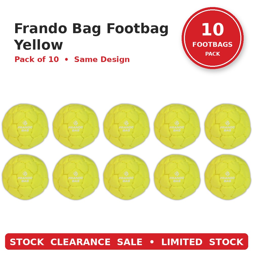Frando Footbags Stock Clearance Packs